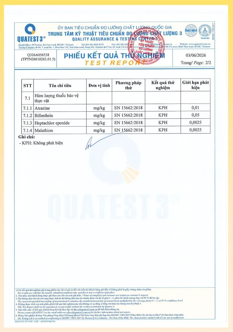 KQ KIỂM ĐỊNH TÂM CHÂU 10